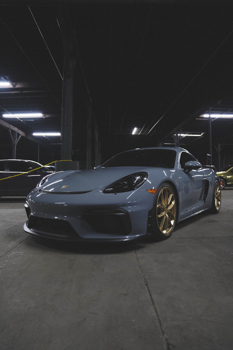 Porsche in detailing studio